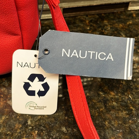 NWT Red Nautica Cross Body Bag - Picture 5 of 8